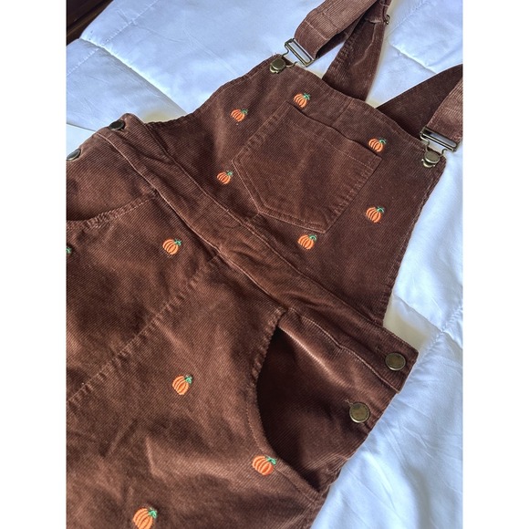 NWT Kiel James Patrick Embroidered Cottagecore Jumper Corduroy Overall Dress S - Picture 5 of 8